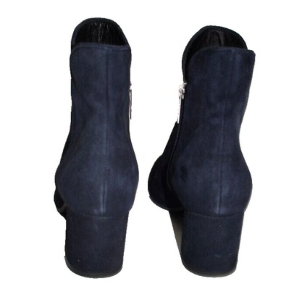 New! Aquatalia Kaylani Water Resistant Booties Blue Suede Size 9.5 DD380 - Picture 5 of 6